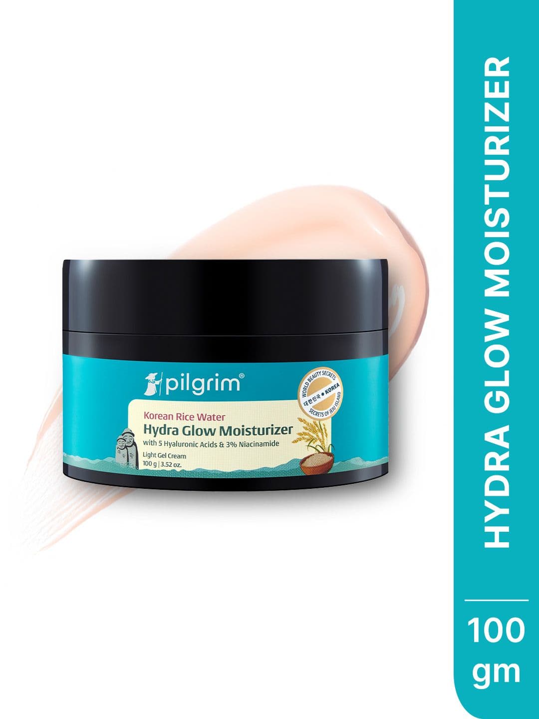 Pilgrim Korean Rice Water Hydra Glow Light Gel Moisturizer With 5x Hydration - 100 g - view 1