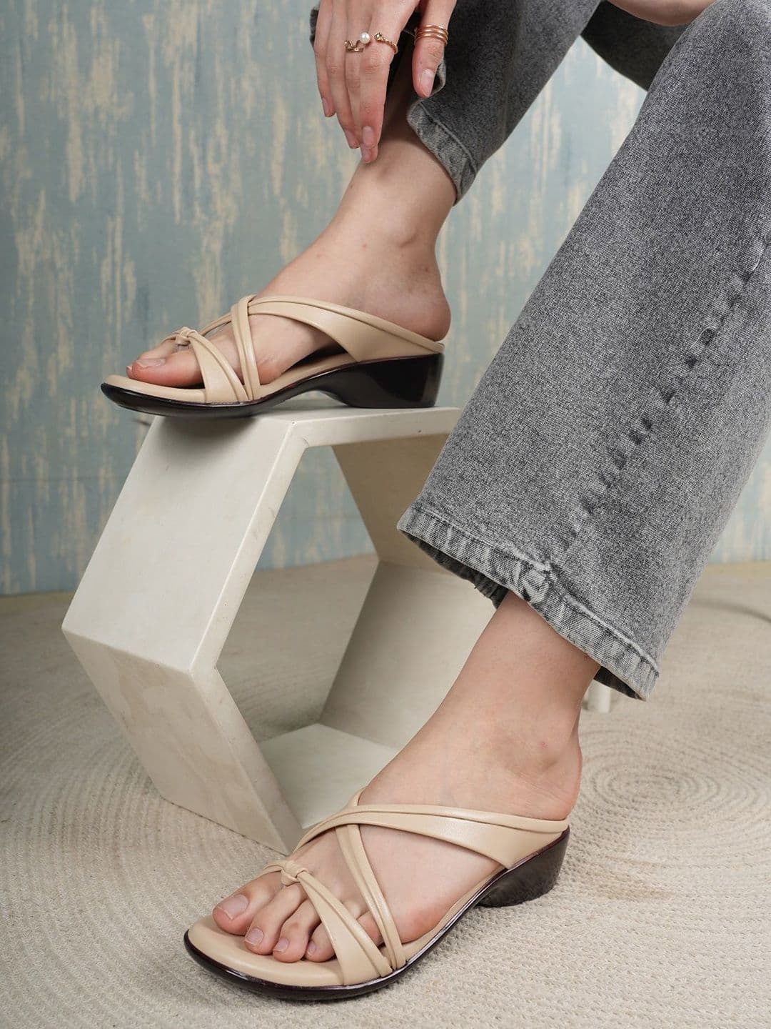 The Roadster Lifestyle Co. Open Back Wedge Heels Sandals - view 1
