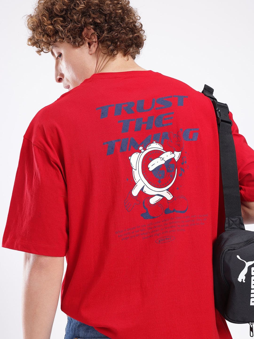 glitchez Men Casual Graphic Oversized T-shirt - view 1