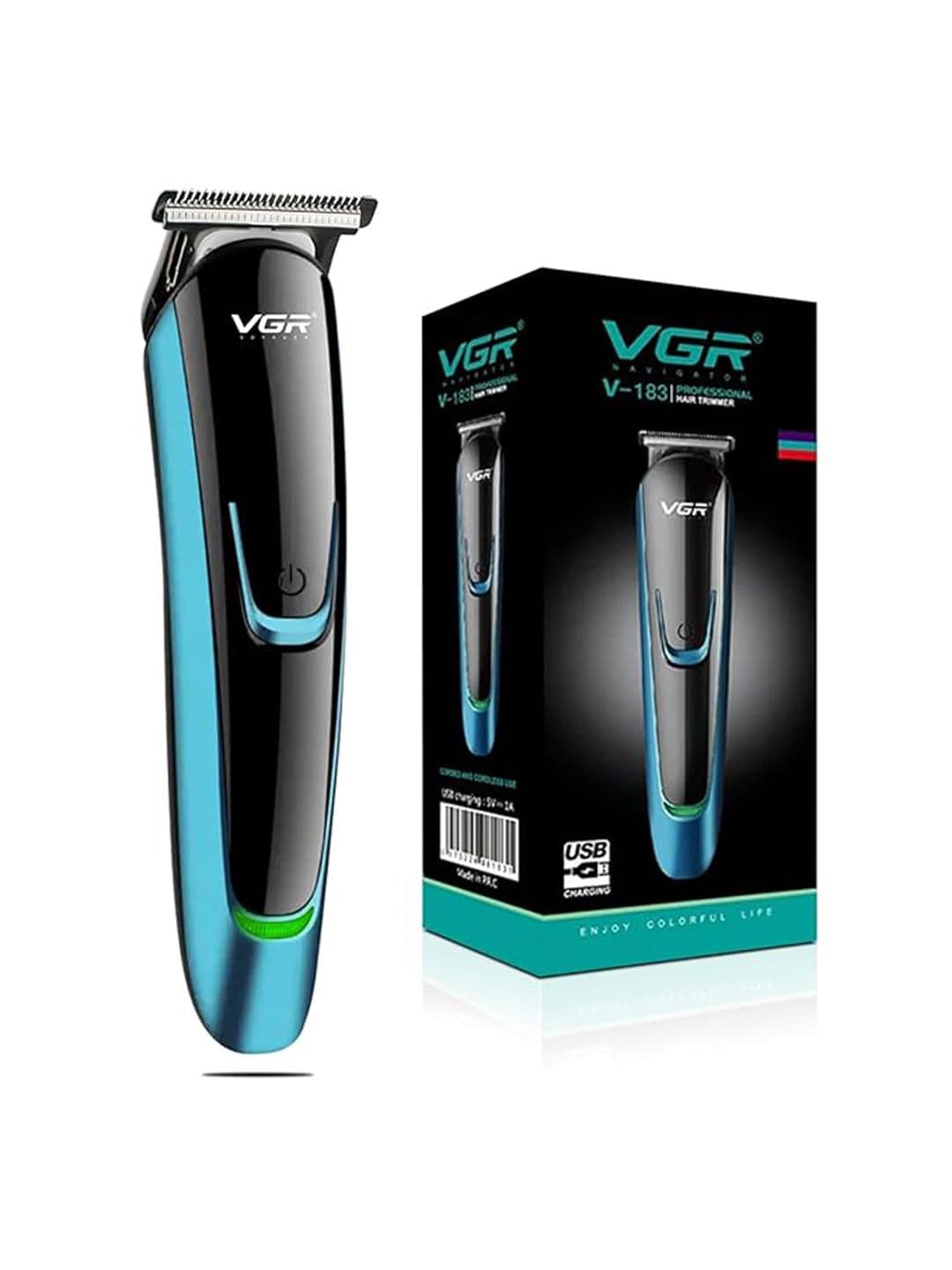 VGR V-183 Hair & Beard Trimmer with 120 Min Runtime & Stainless Steel Blade - view 1