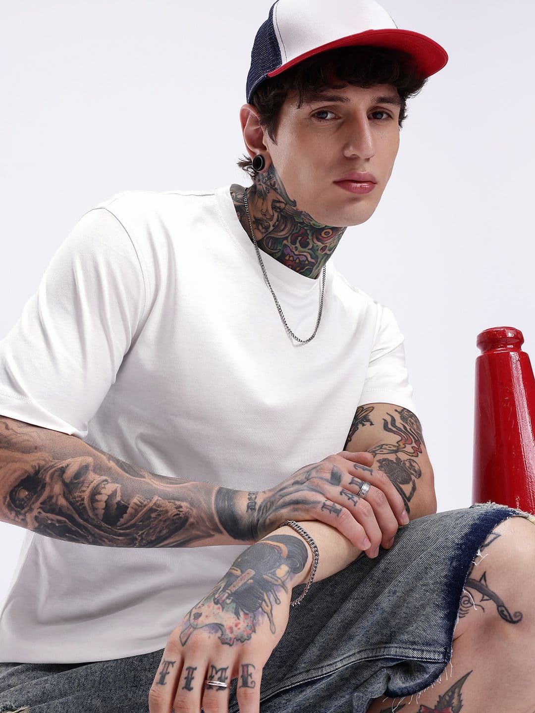 Kook N Keech Solid Oversized T-shirt - view 1