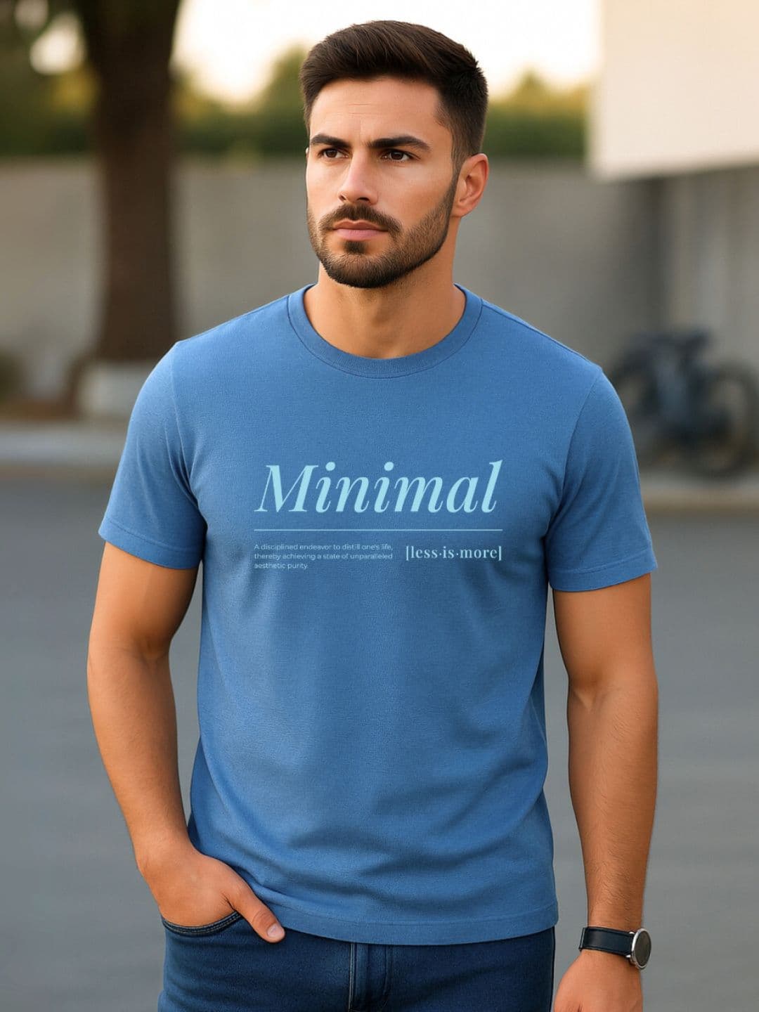 NOBERO Men Cotton Typography Printed T-shirt - view 1