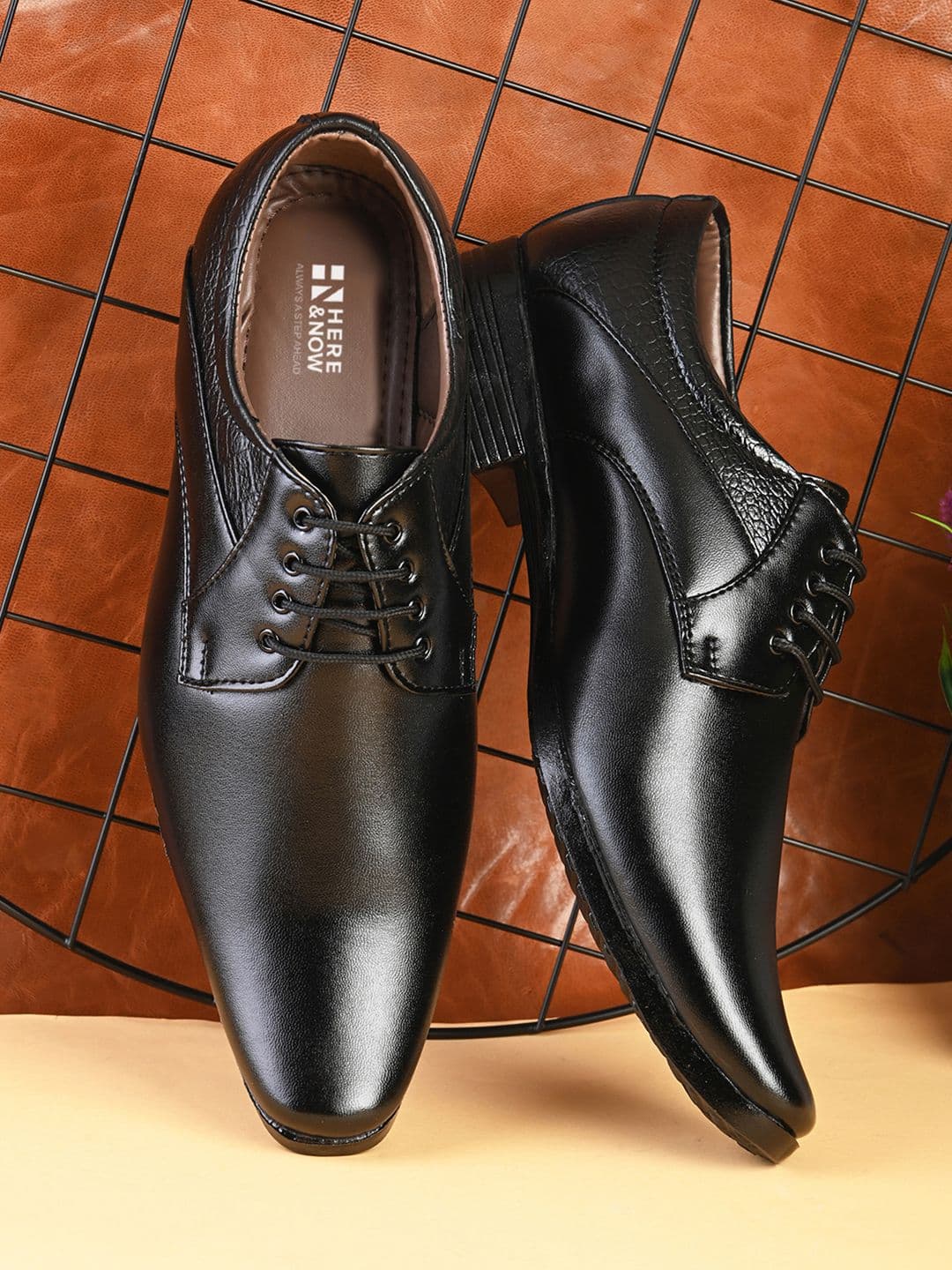 HERE&NOW Men Lace Up Formal Derbys - view 1