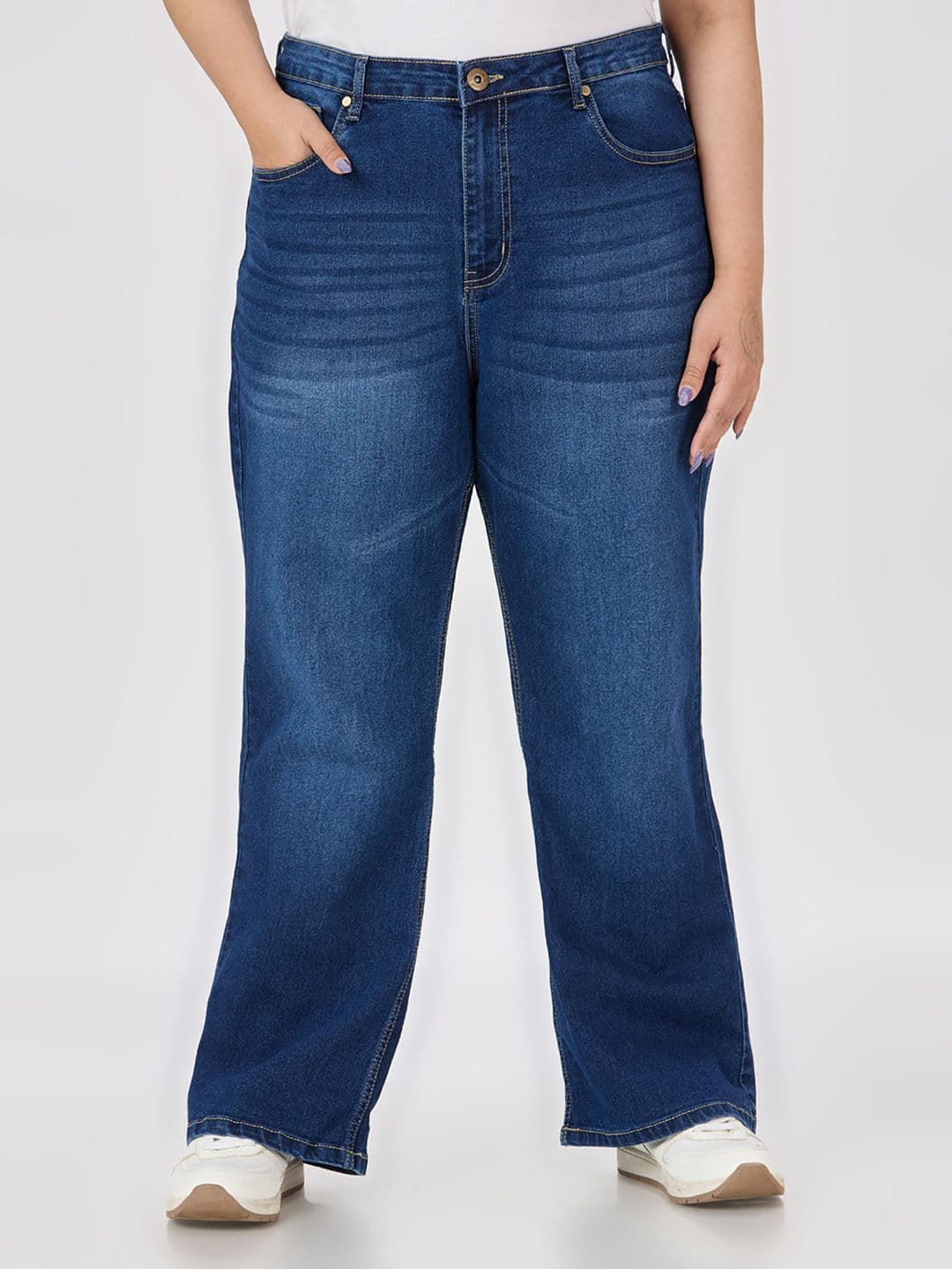 Style Quotient Plus Size Women Bootcut High-Rise Stretchable Jeans - view 1