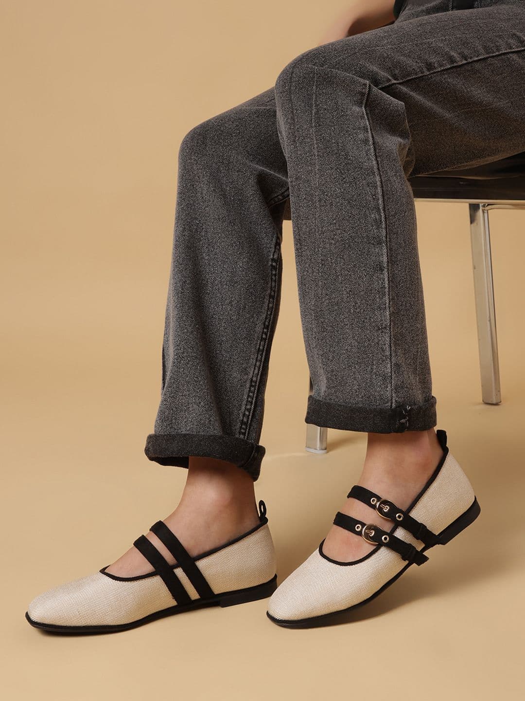 Marc Loire Women Buckle Flats Ballerinas - view 1
