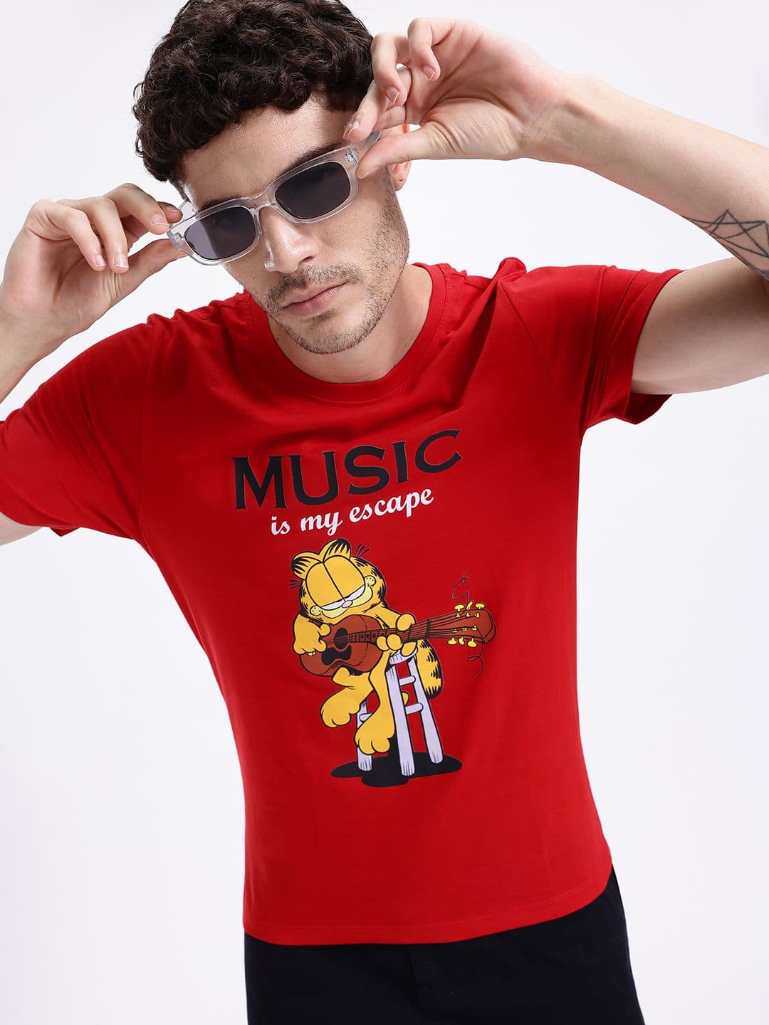 Kook N Keech Garfield Printed Pure Cotton T-shirt - view 1