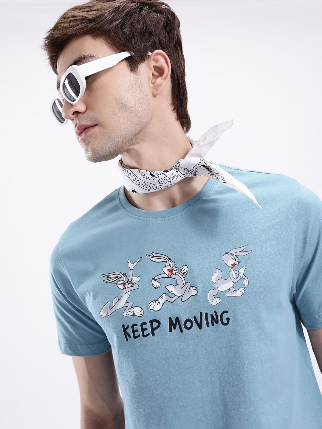 Kook N Keech Looney Tunes Printed Bamboo Regular Fit T-shirt - view 1