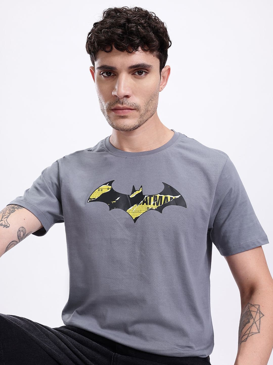 Kook N Keech Batman Superhero Printed Bamboo Regular Fit T-shirt - view 1