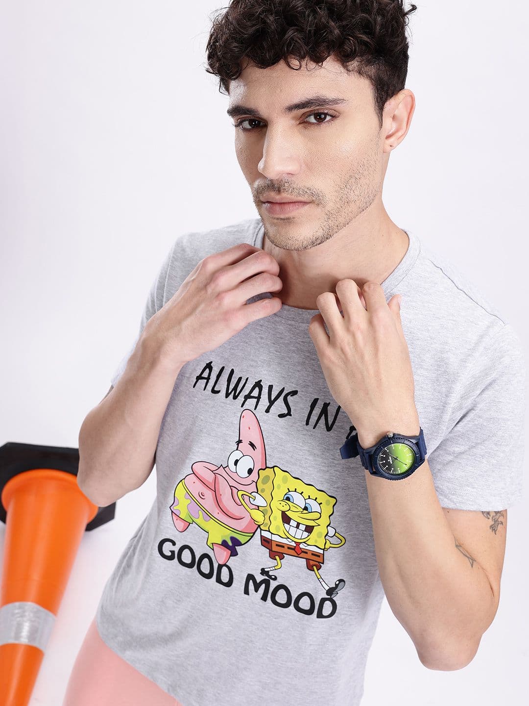 Kook N Keech Spongebob Printed T-shirt - view 1