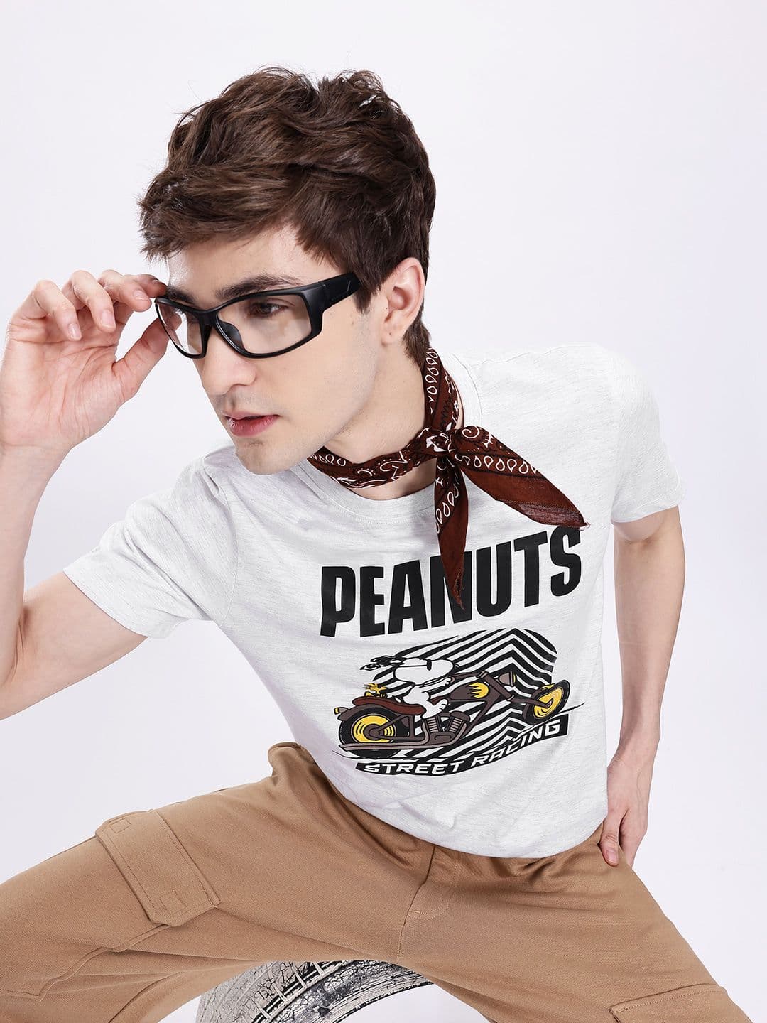 Kook N Keech Peanuts Print Pure Cotton T-shirt - view 1