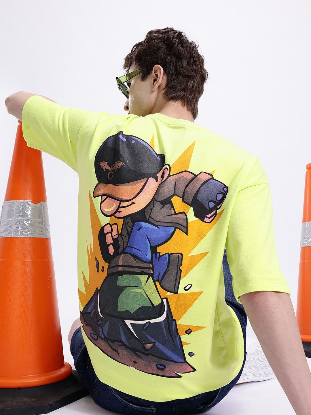 Kook N Keech Anime Nippon Print Oversize T-shirt - view 1