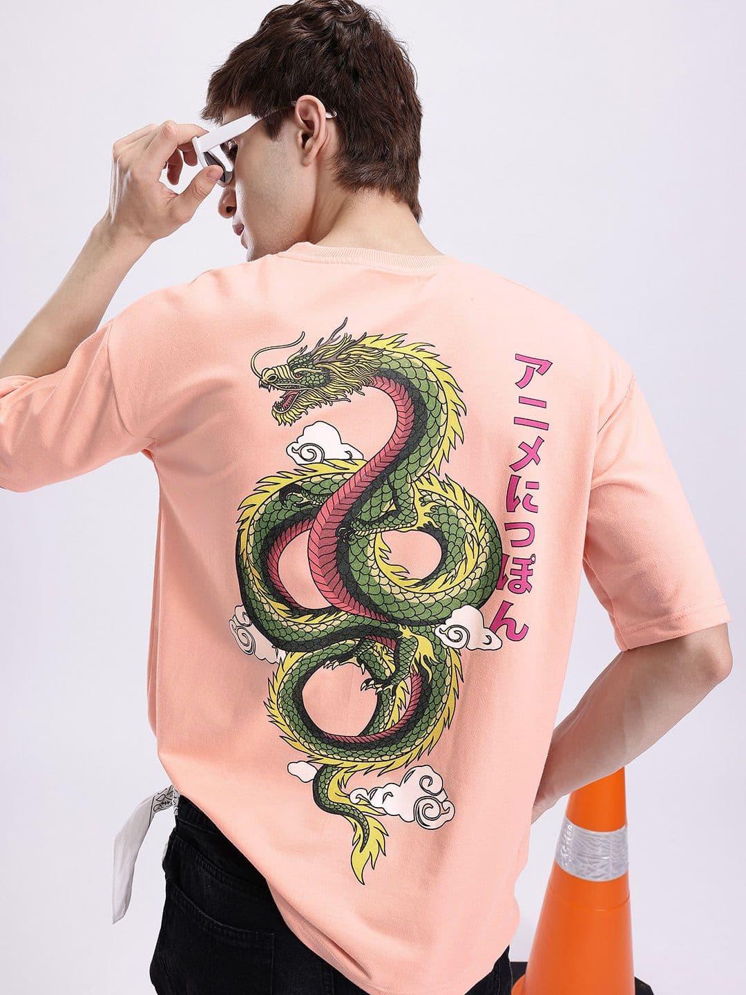 Kook N Keech Anime Nippon Printed Oversized T-shirt - view 1