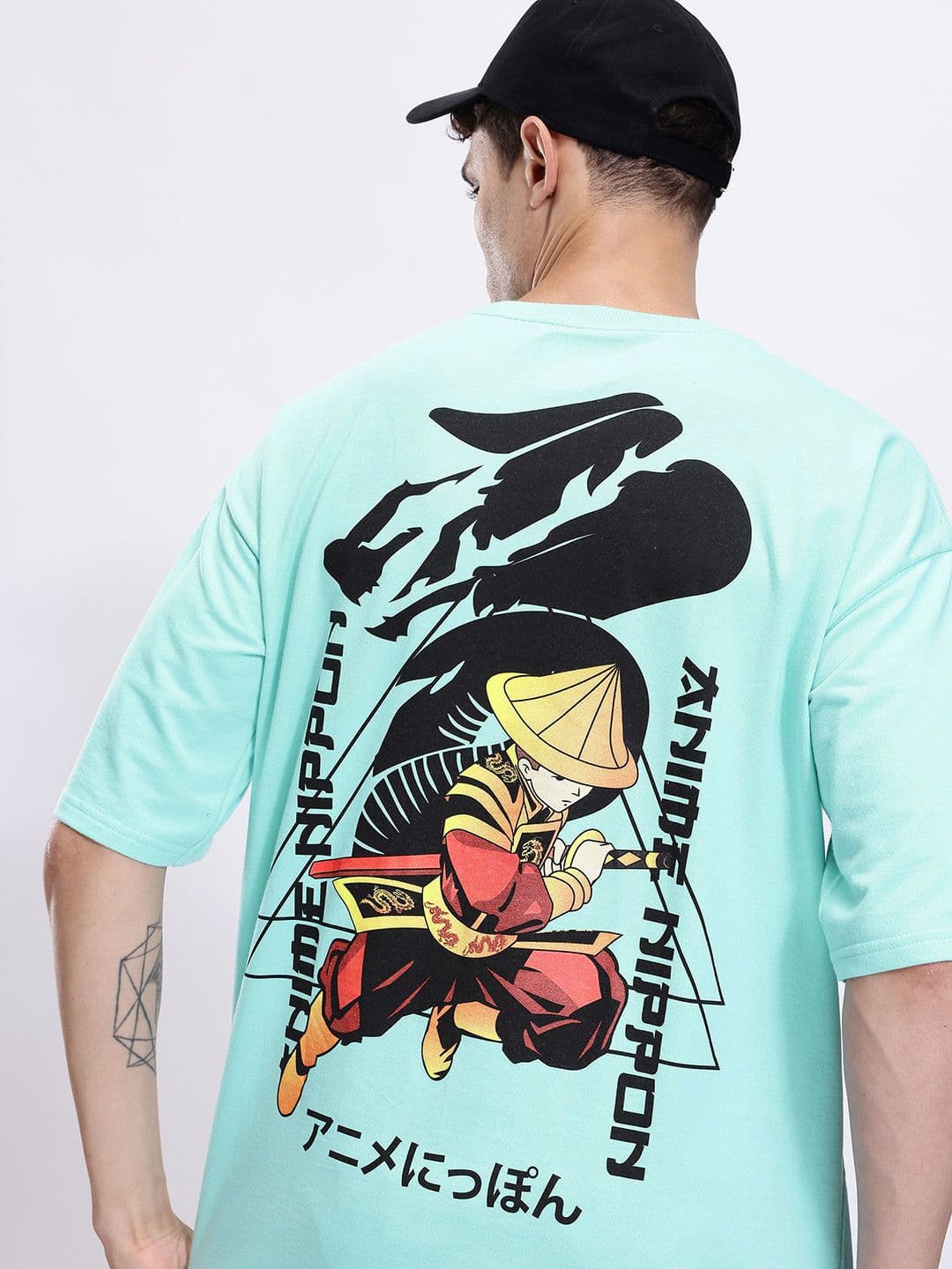 Kook N Keech Anime Nippon Print Oversize T-shirt - view 1