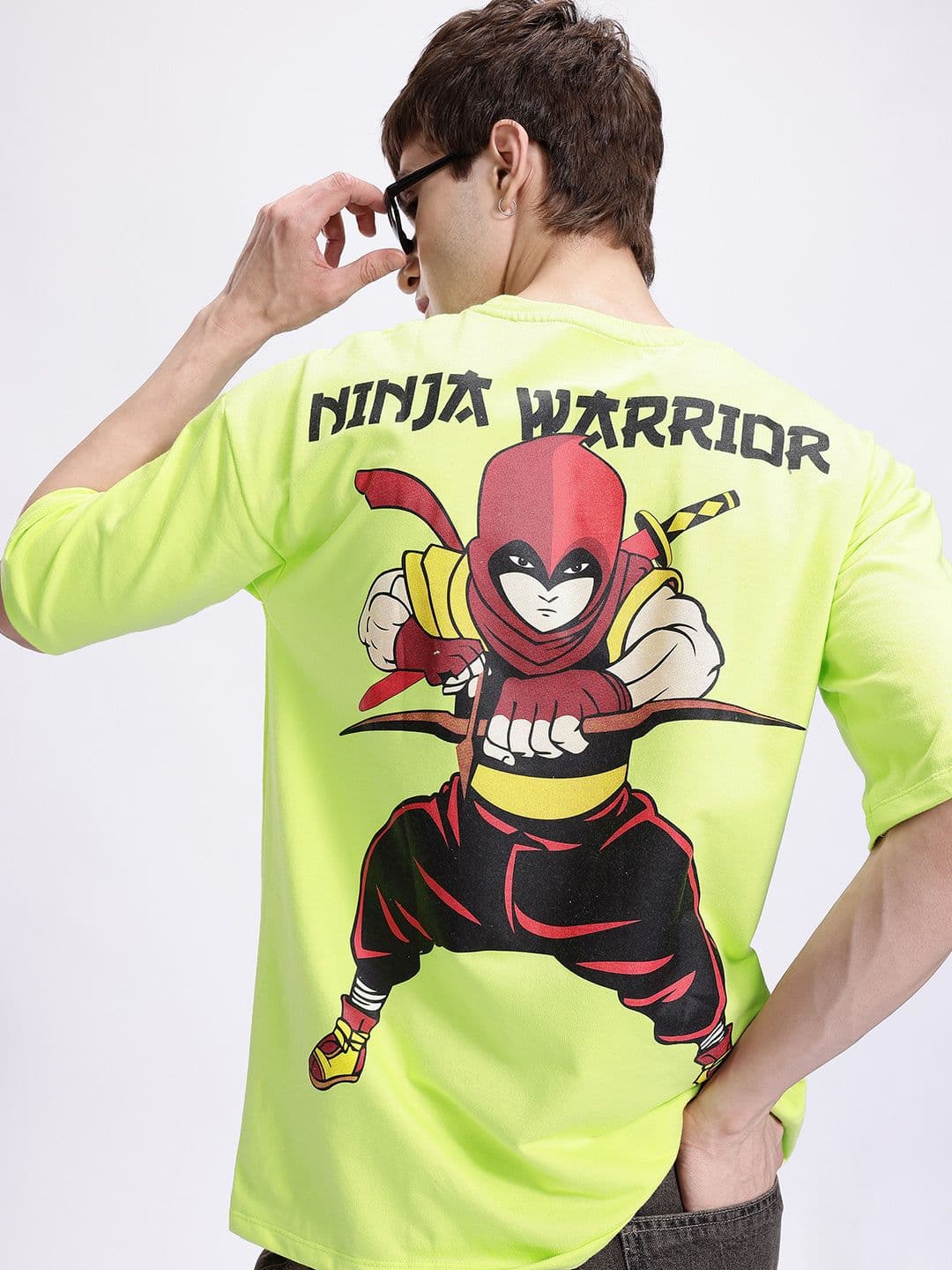 Kook N Keech Anime Nippon Printed Oversize T-shirt - view 1