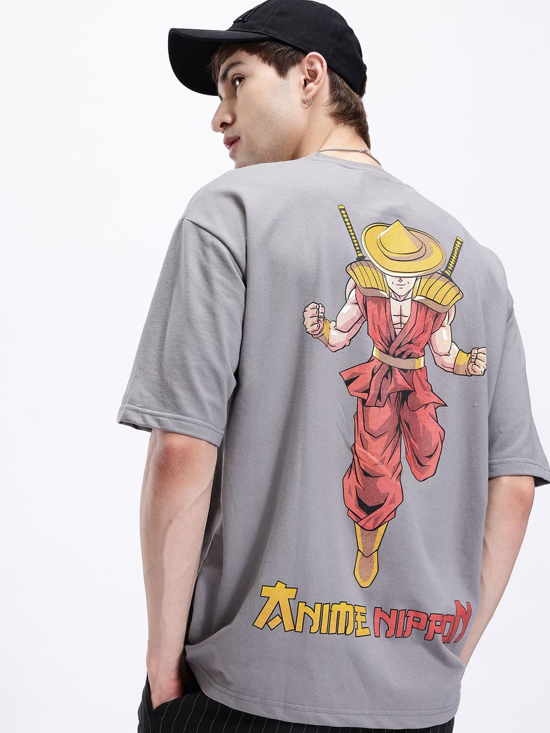 Kook N Keech Anime Nippon Printed Oversize T-shirt - view 1