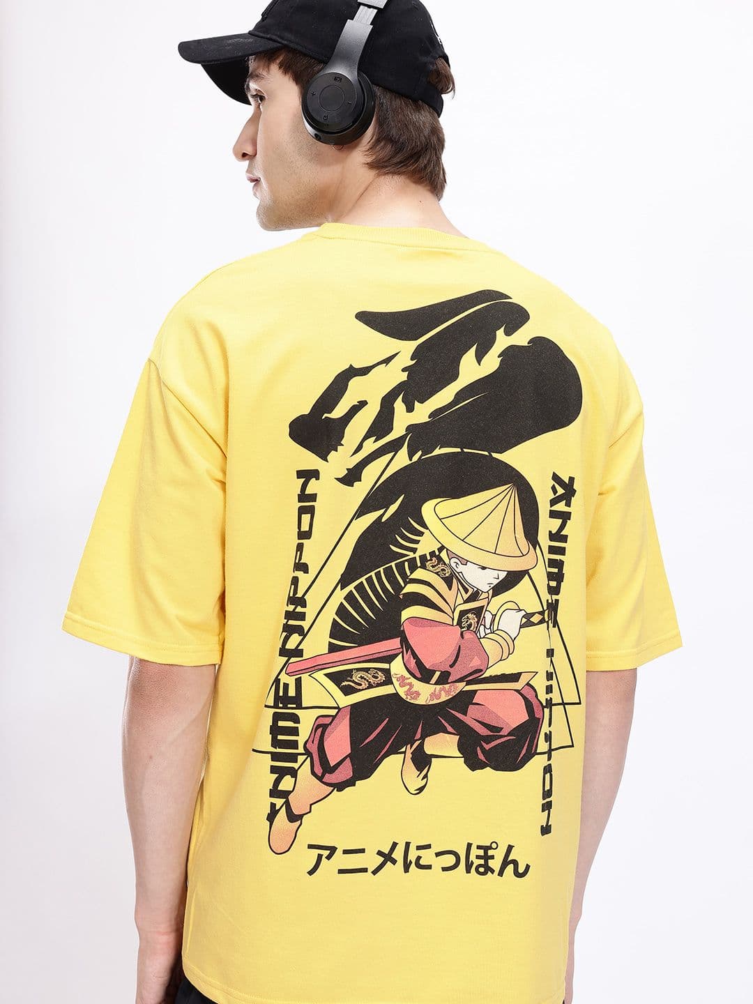 Kook N Keech Minute Mirth Printed Drop-Shoulder Sleeves Oversized T-shirt - view 1