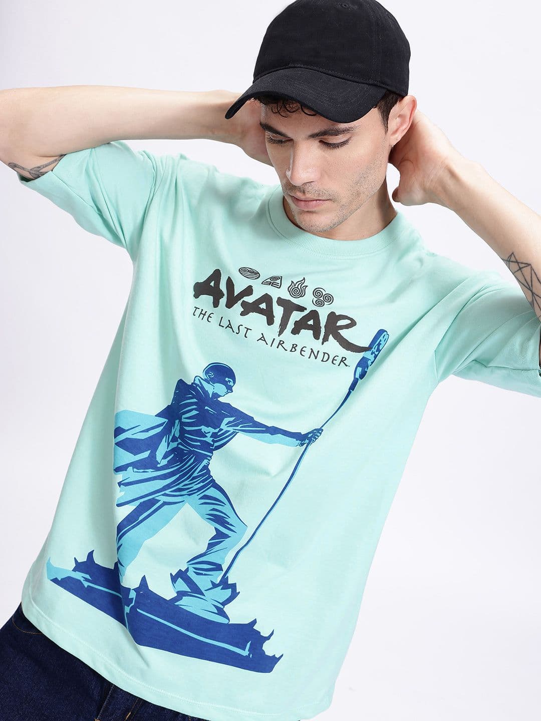 Kook N Keech Avatar Print Oversize Fit T-shirt - view 1