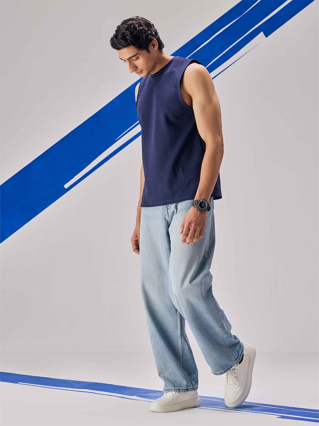UNSTD Men Sleevless Cotton Tank T-Shirt - view 1