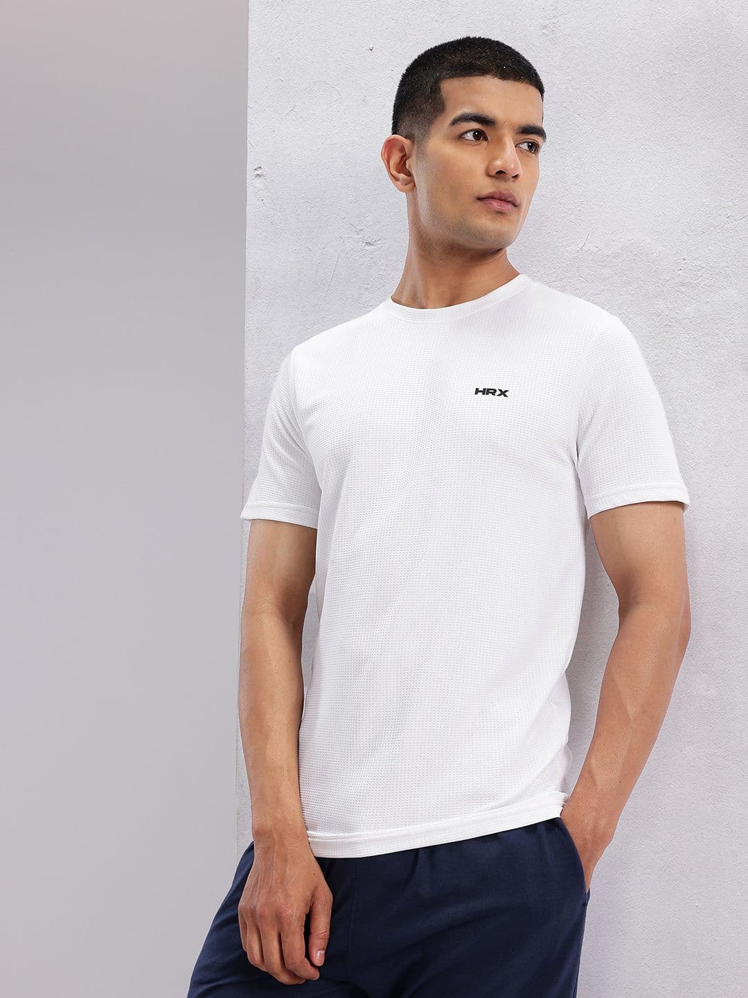 HRX by Hrithik Roshan Solid Round Neck T-shirt - view 1