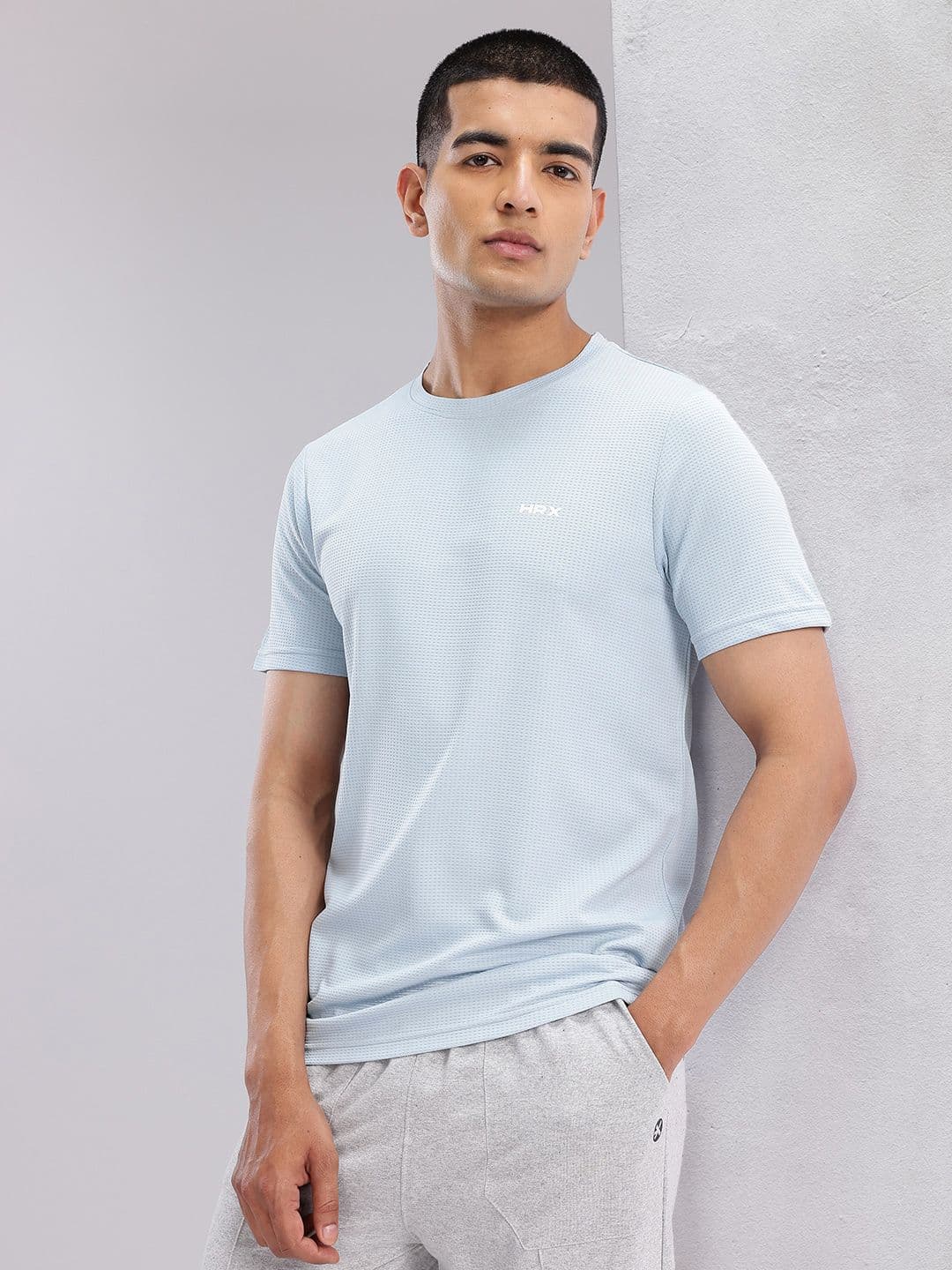 HRX by Hrithik Roshan Solid Regular Fit T-shirt - view 1