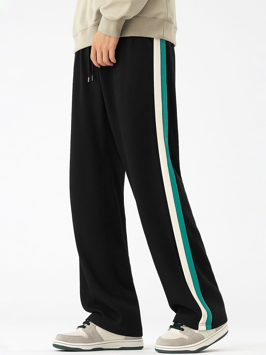 Maniac Men Cotton Baggy Mid-Rise Track Pants - view 1