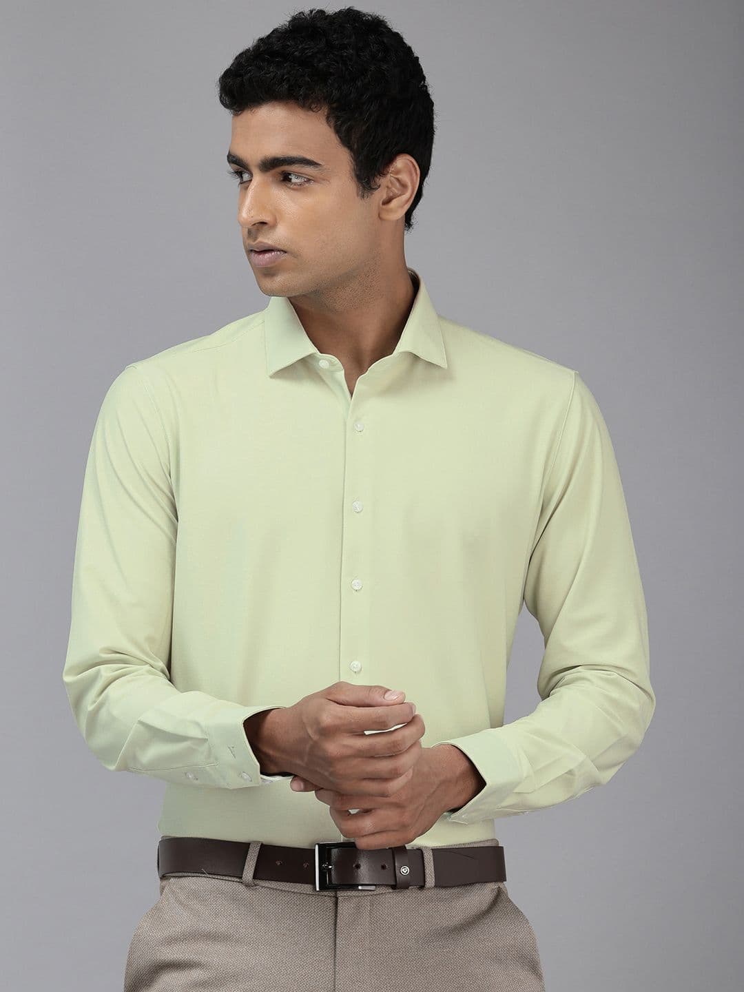 Van Heusen Slim Fit Knitted Formal Shirt - view 1