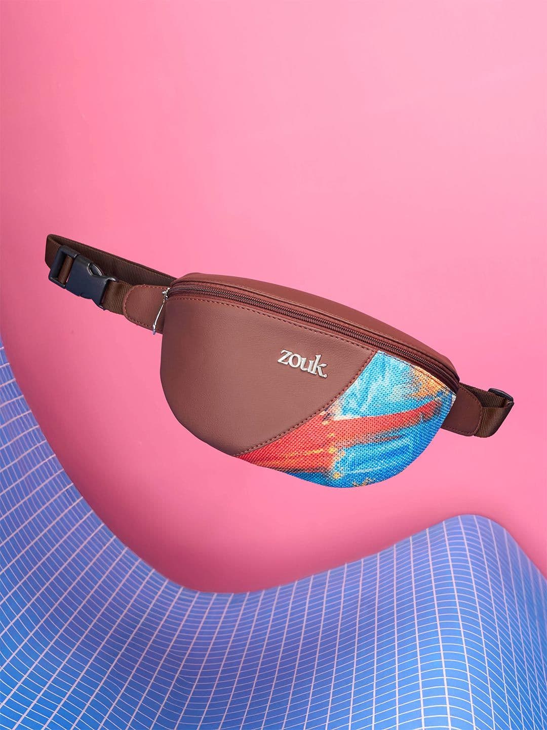 Alt by Zouk Abstract Amaze Printed Leather Waist Pouch - view 1