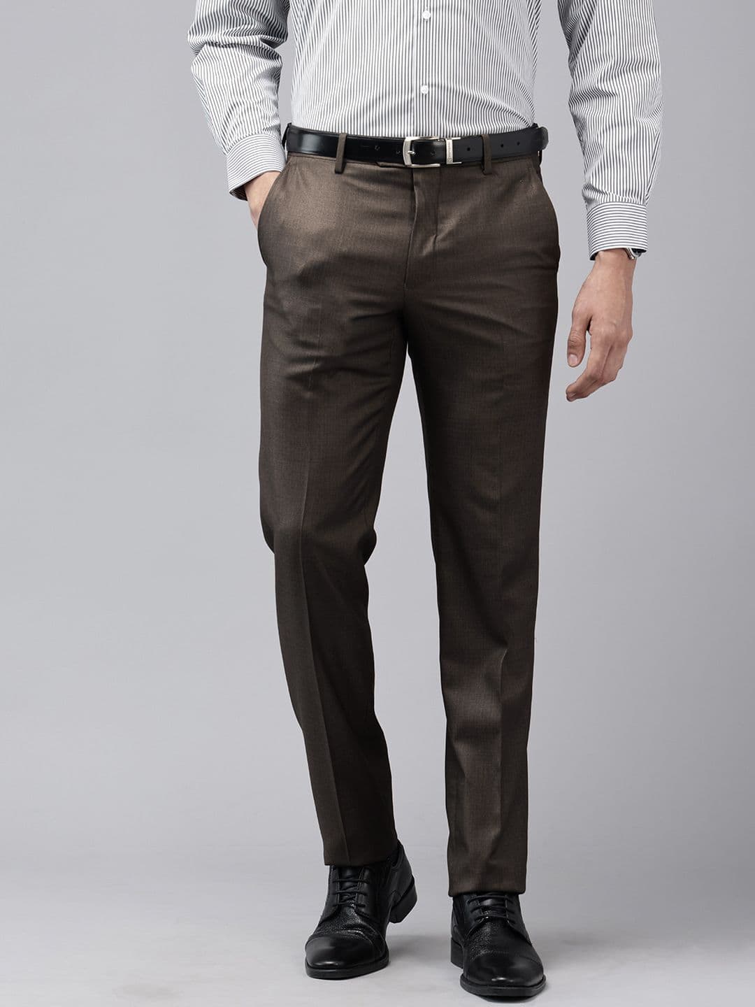 Van Heusen Men Slim Fit Formal Trousers - view 1