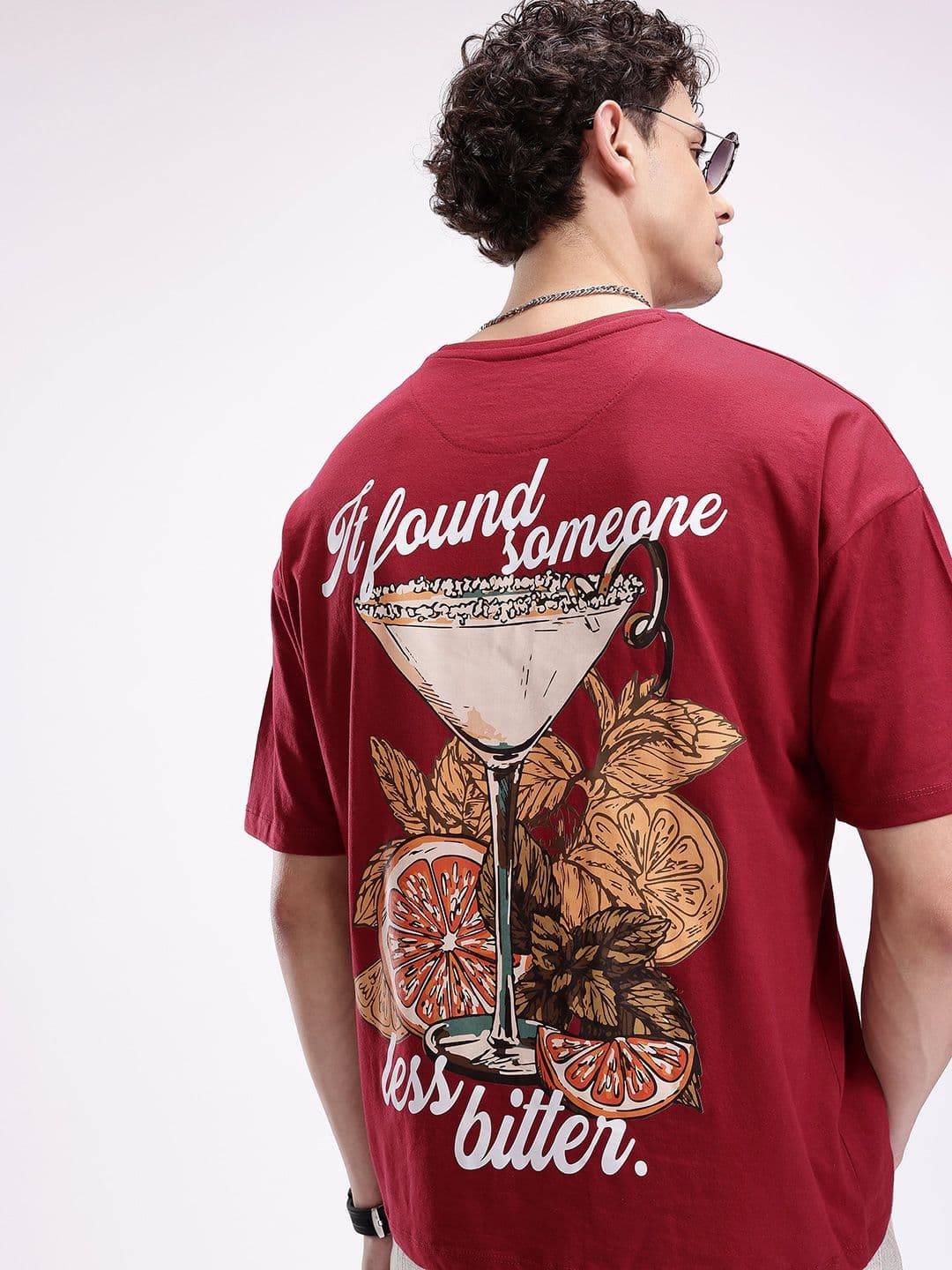 Kook N Keech Oversized Fit Graphic Printed Pure Cotton T-shirt - view 1
