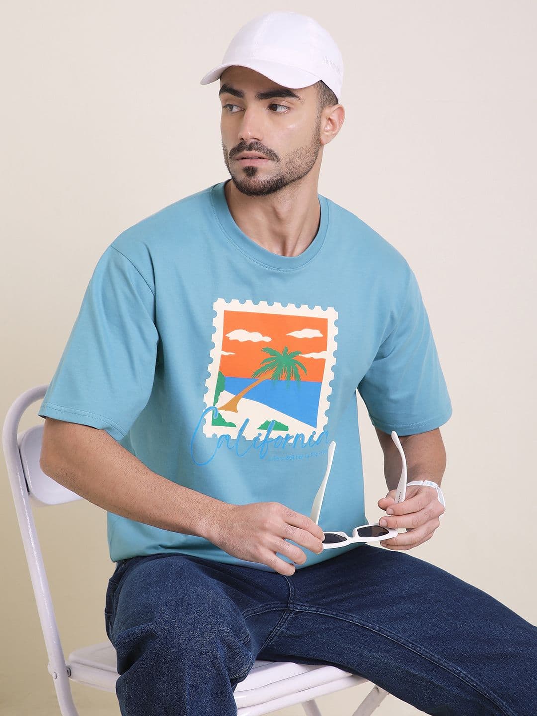 Difference Of Opinion Men Oversized Short Sleeve Printed Tshirt - view 1