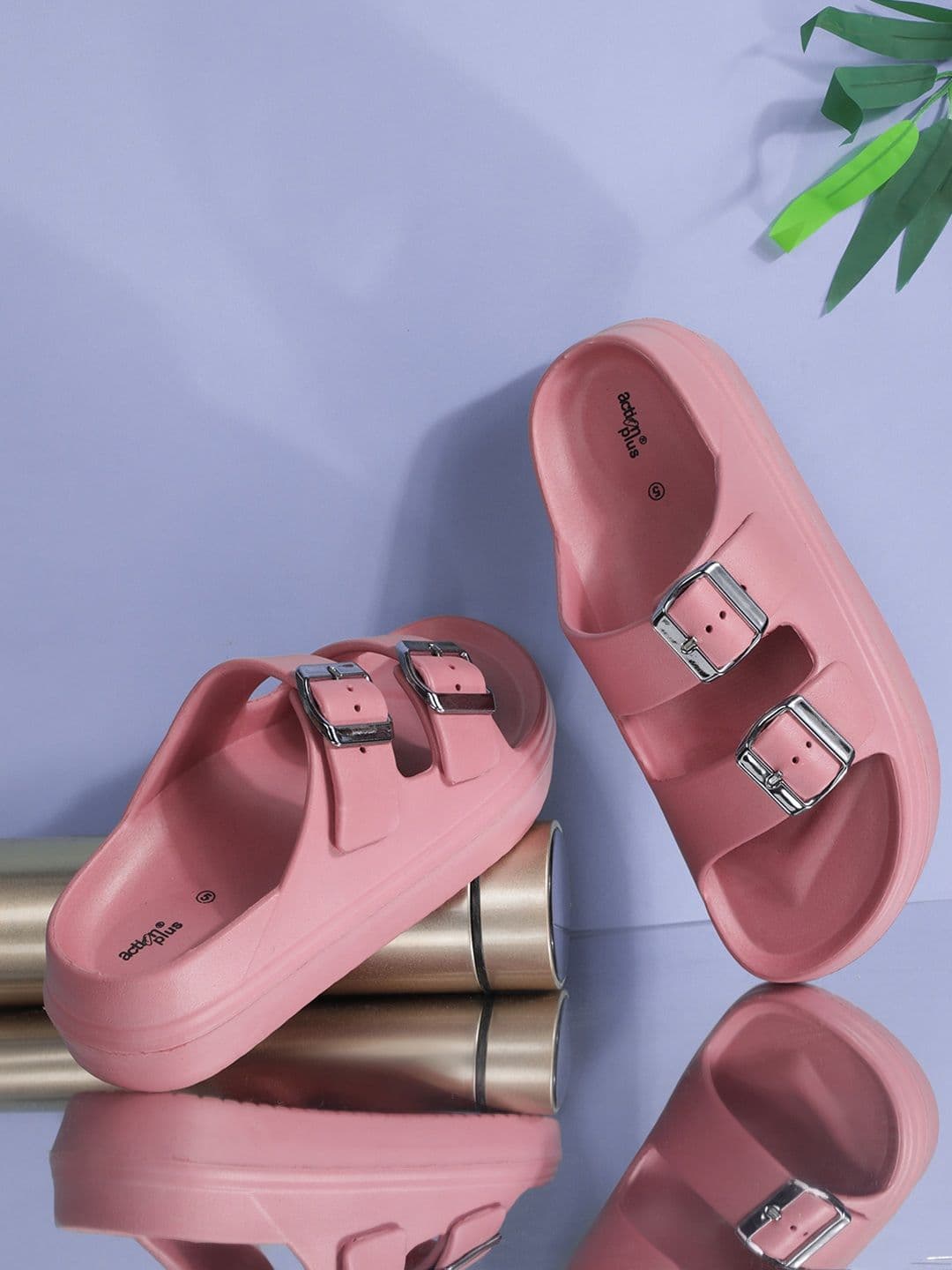 Action Plus Women Solid Sliders - view 1