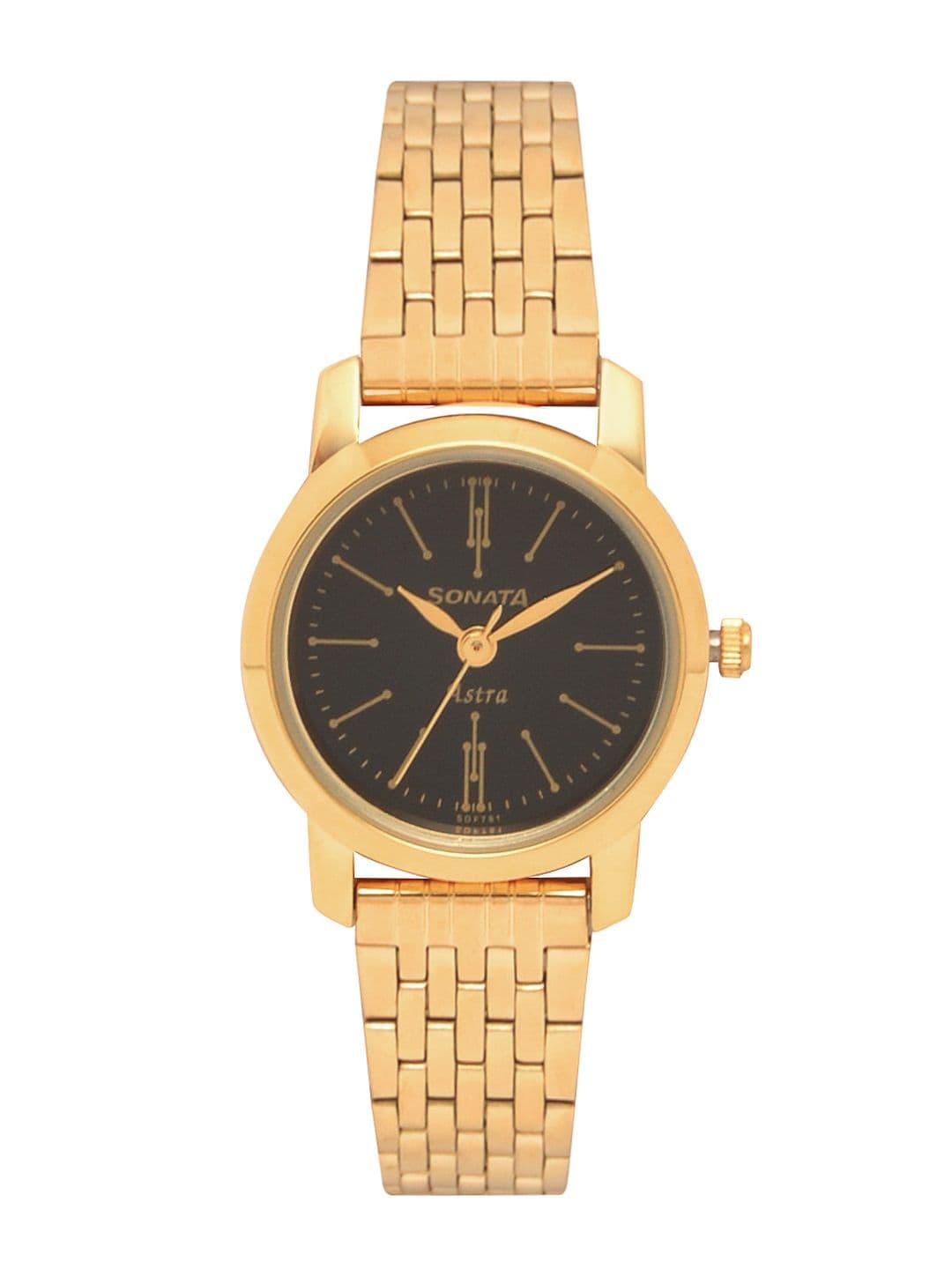 Sonata Quartz Analog With Black Dial Watch For Women - Nt87018ym03 - view 1