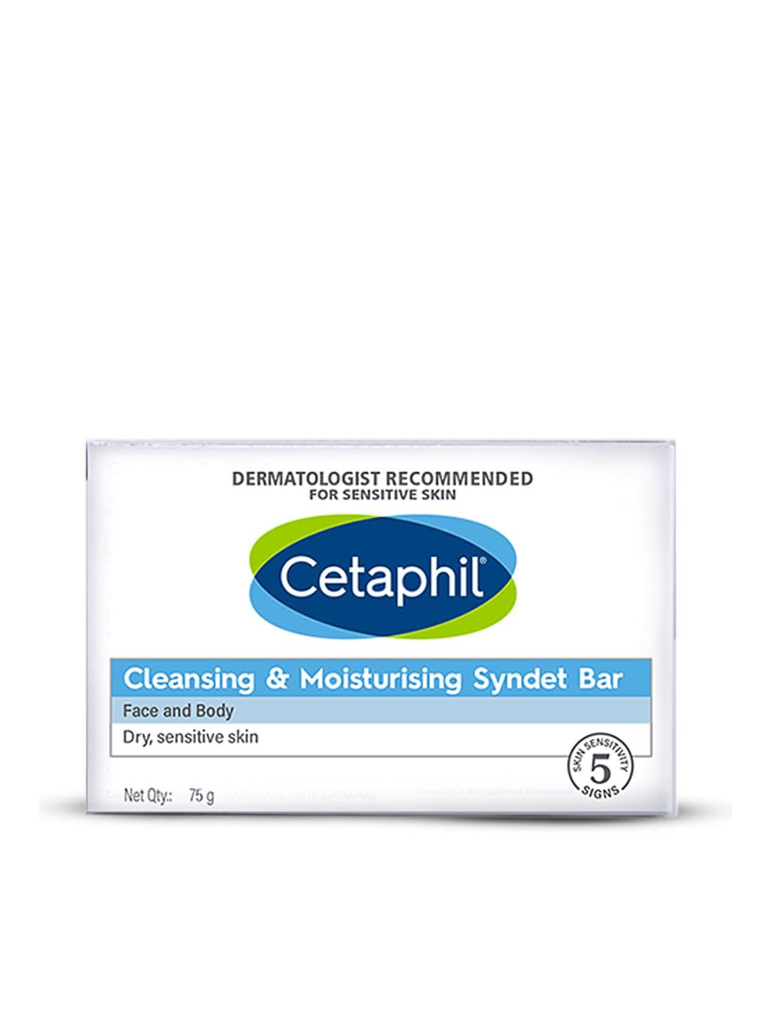 Cetaphil Cleansing & Moisturising Syndet Bar with Shea Butter for Face & Body - 75 g - view 1