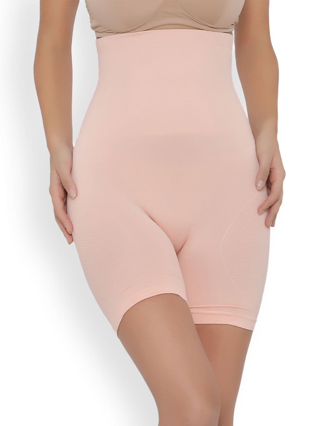 Clovia Women Peach Tummy & Thigh Shapewears SW0025R16 - view 1