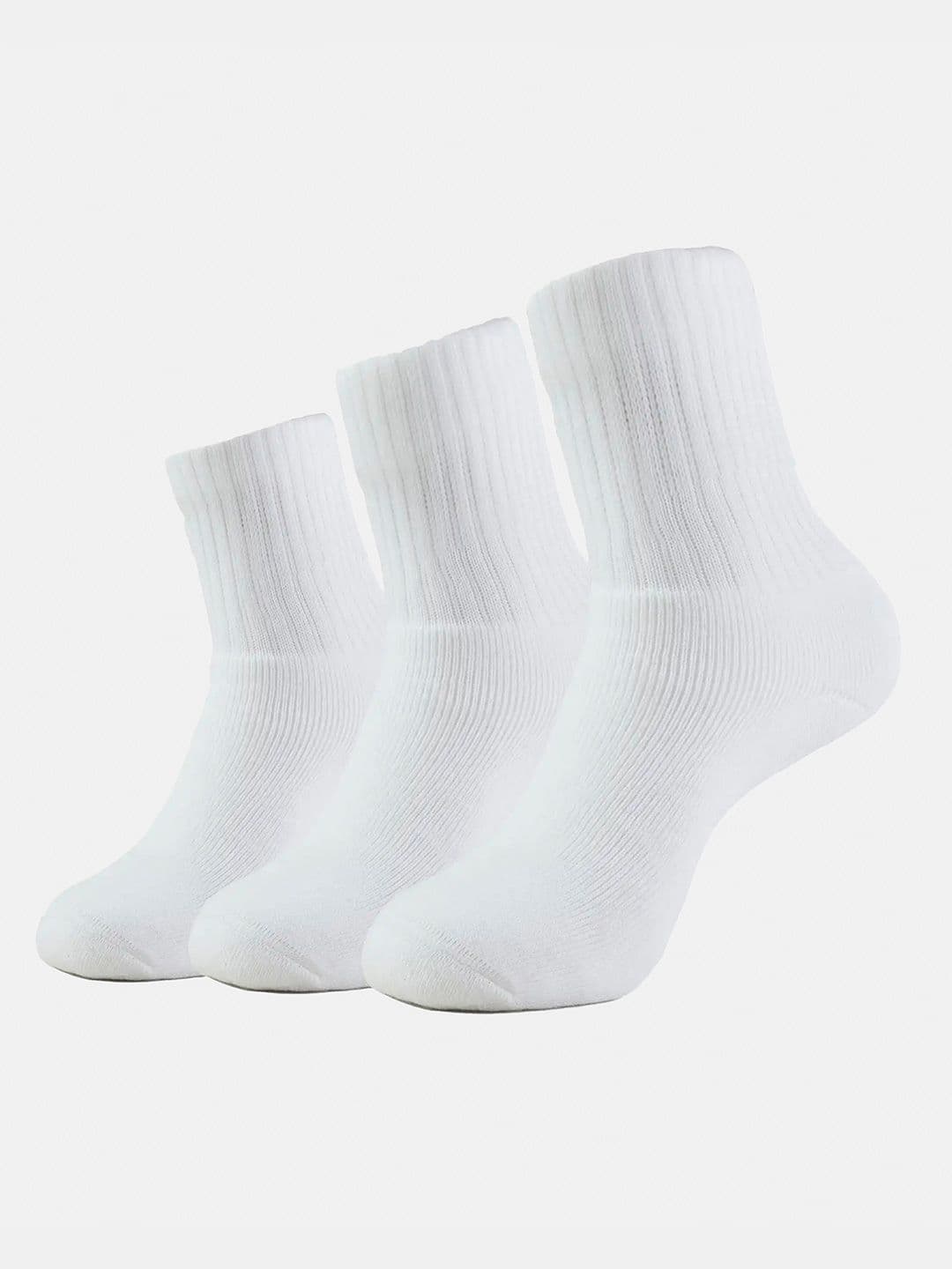 Jockey Pack of 3 Compact Cotton Terry Crew Length Socks With StayFresh Treatment-7030 - view 1