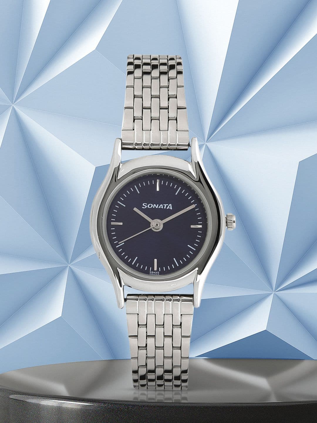 Sonata Essentials Quartz Analog With Midnight Blue Dial Watch For Women - Nt87020sm01 - view 1