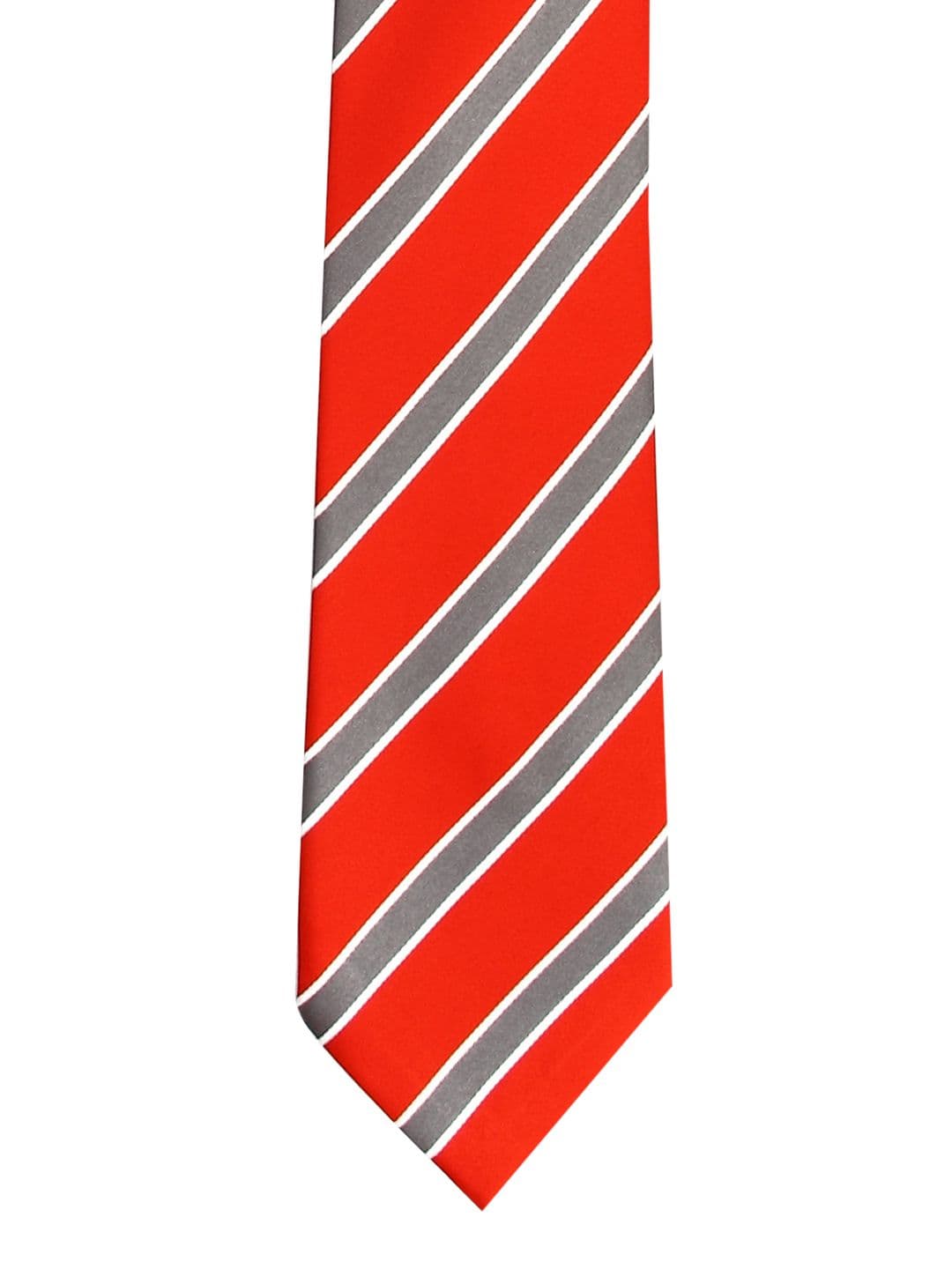 Tossido Red Striped Broad Tie - view 1