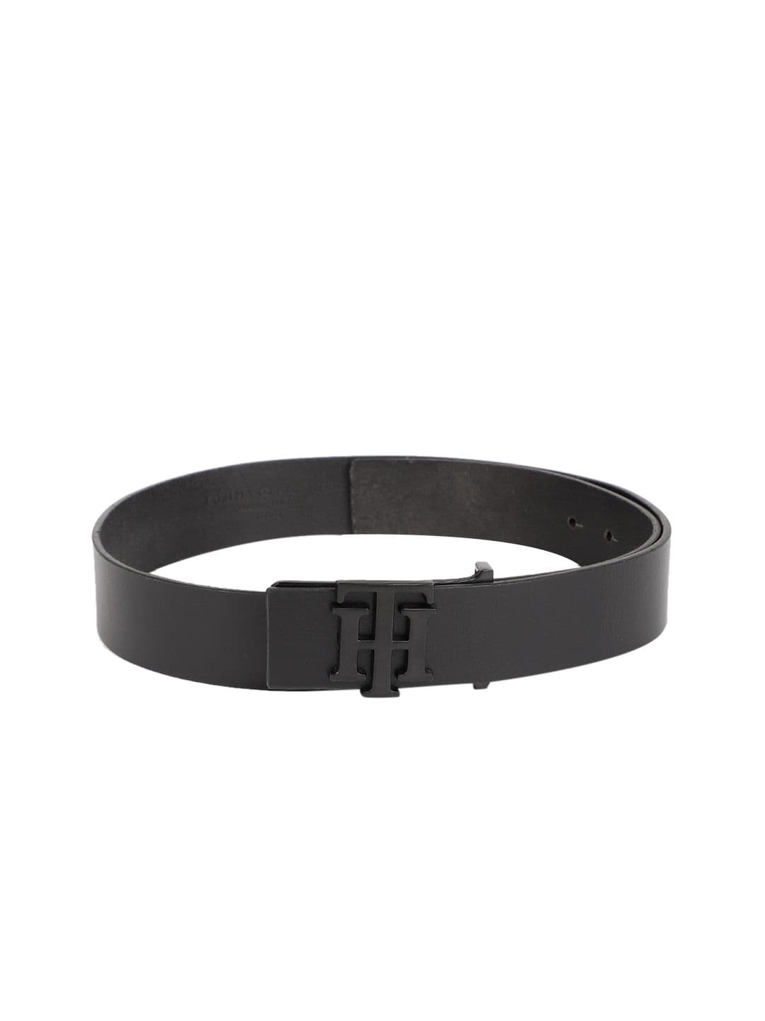 Tommy Hilfiger Men Black Solid Belt - view 1