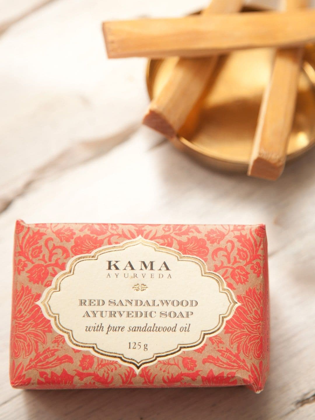 KAMA AYURVEDA Red Sandalwood Ayurvedic Soap 125 g - view 1