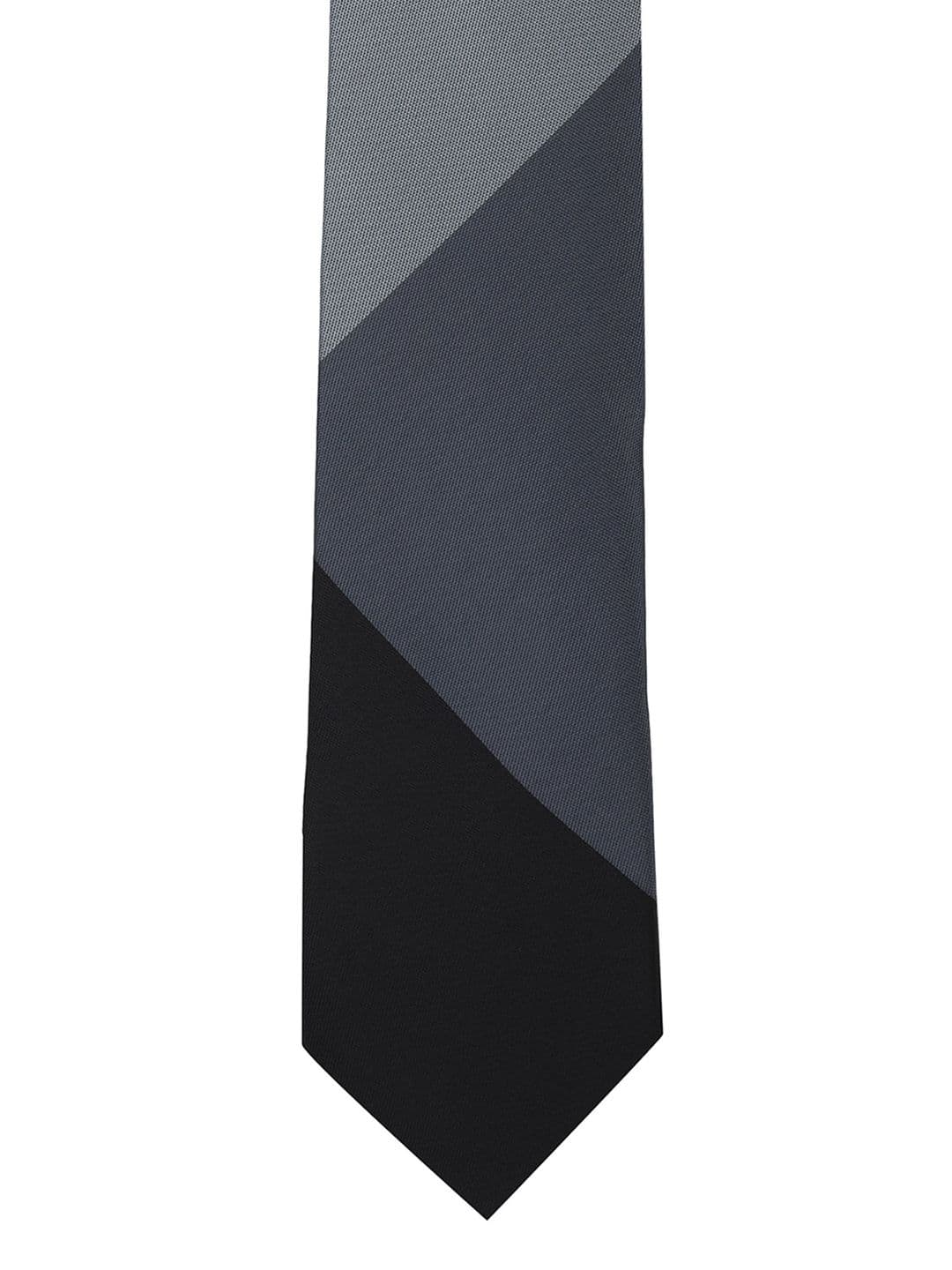 The Tie Hub Black & Grey Checked Broad Tie - view 1