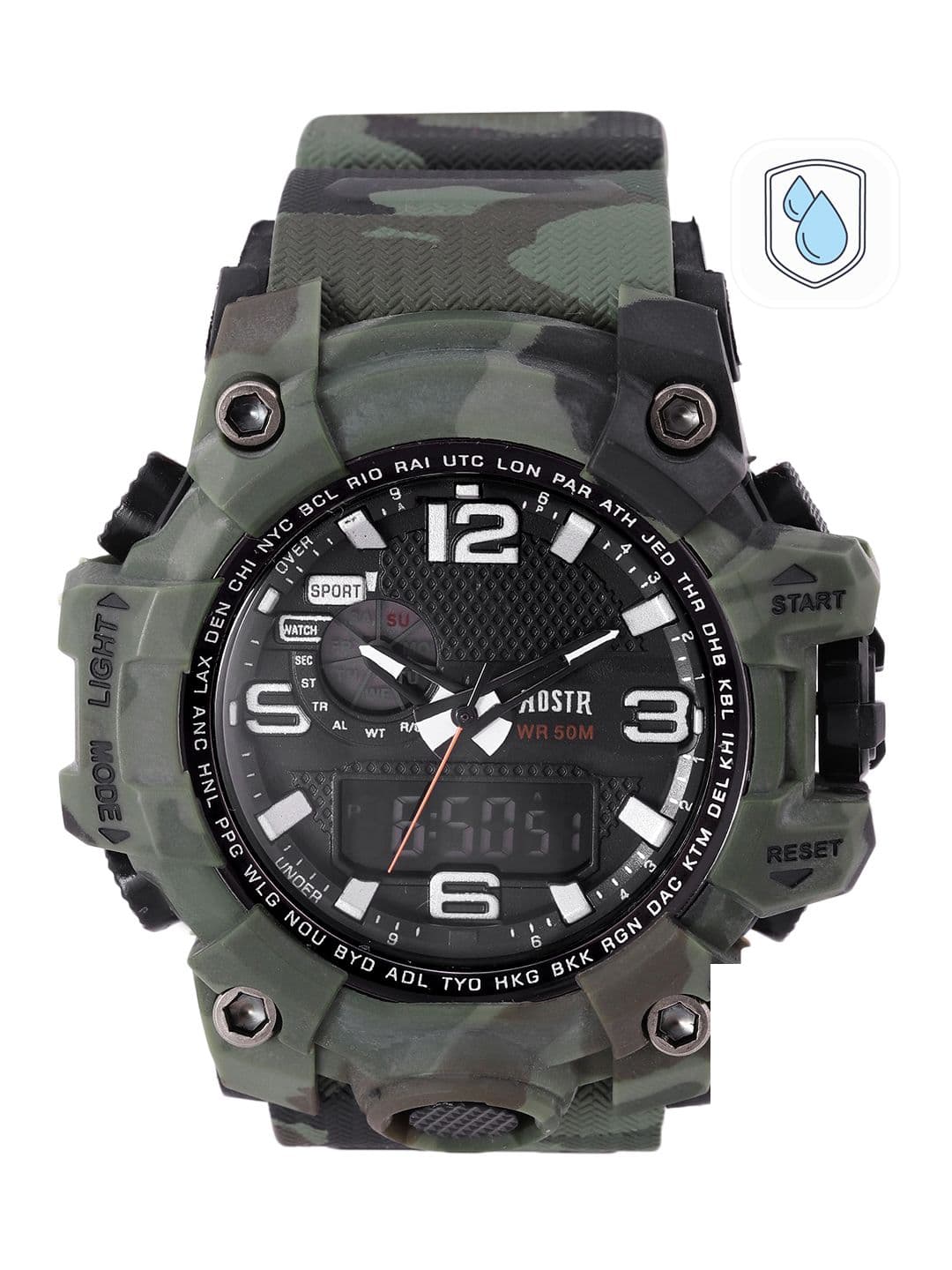 Roadster Unisex Green Analogue and Digital Watch MFB-PN-OS-AD1606 - view 1