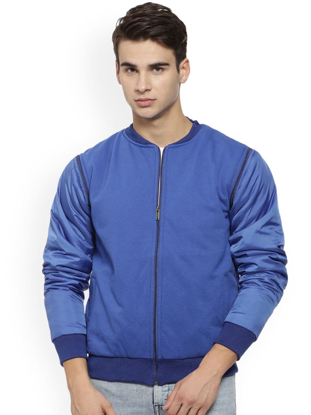 CAHOOT Men Blue Solid Bomber - view 1