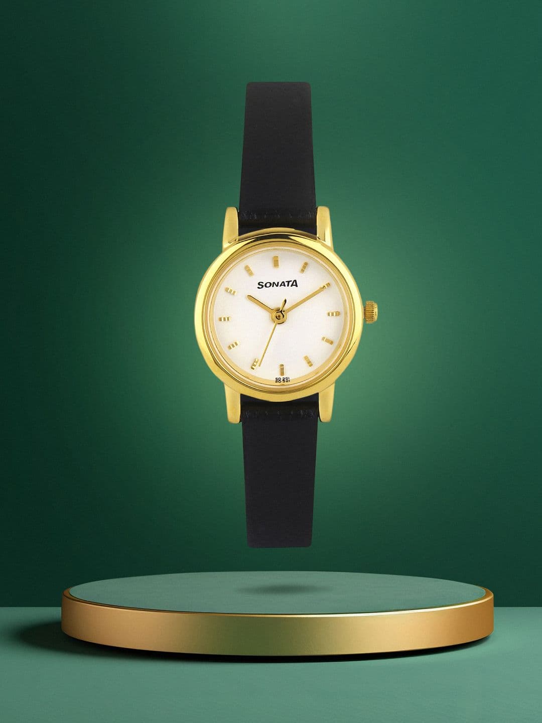 Sonata Quartz Analog With White Dial Watch For Women - Nt8976yl02w - view 1