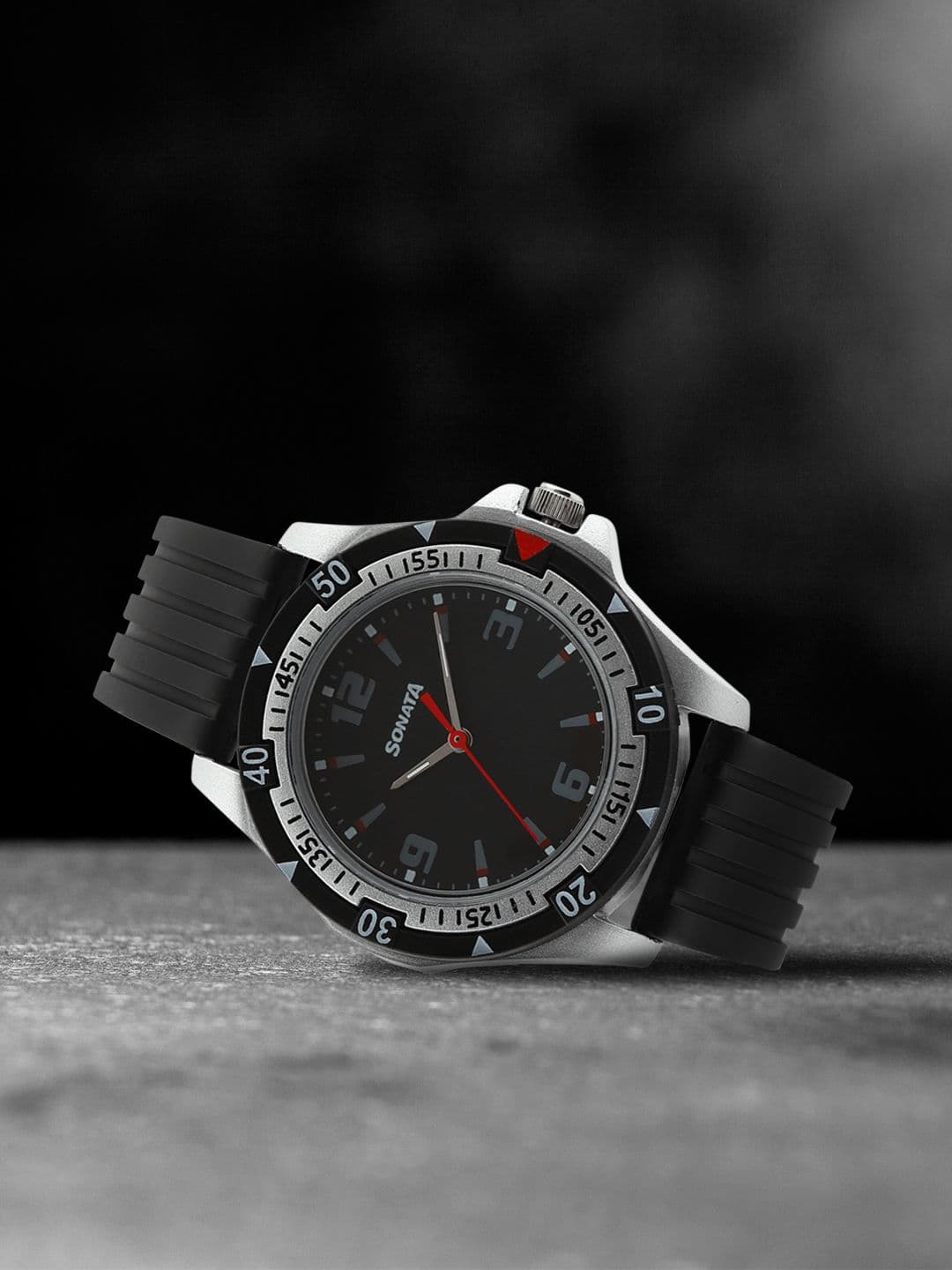 Sonata Sf Quartz Analog With Black Dial Watch For Men - Nt7930pp02 - view 1