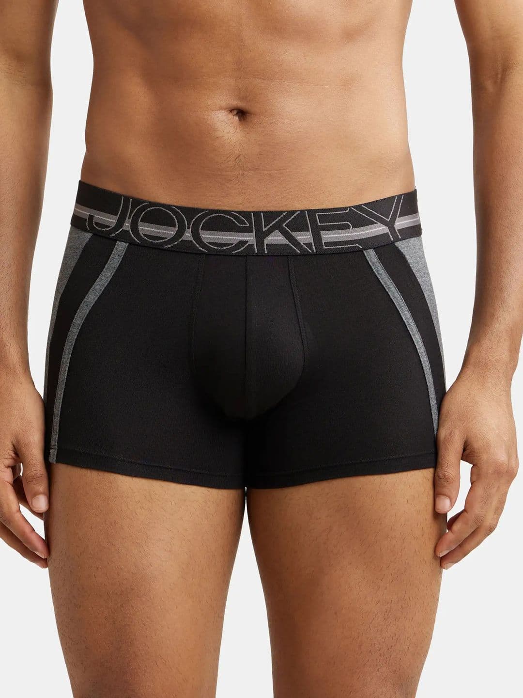 Jockey Super Combed Cotton Stretch Solid Trunk with Ultrasoft Waistband-US21 - view 1