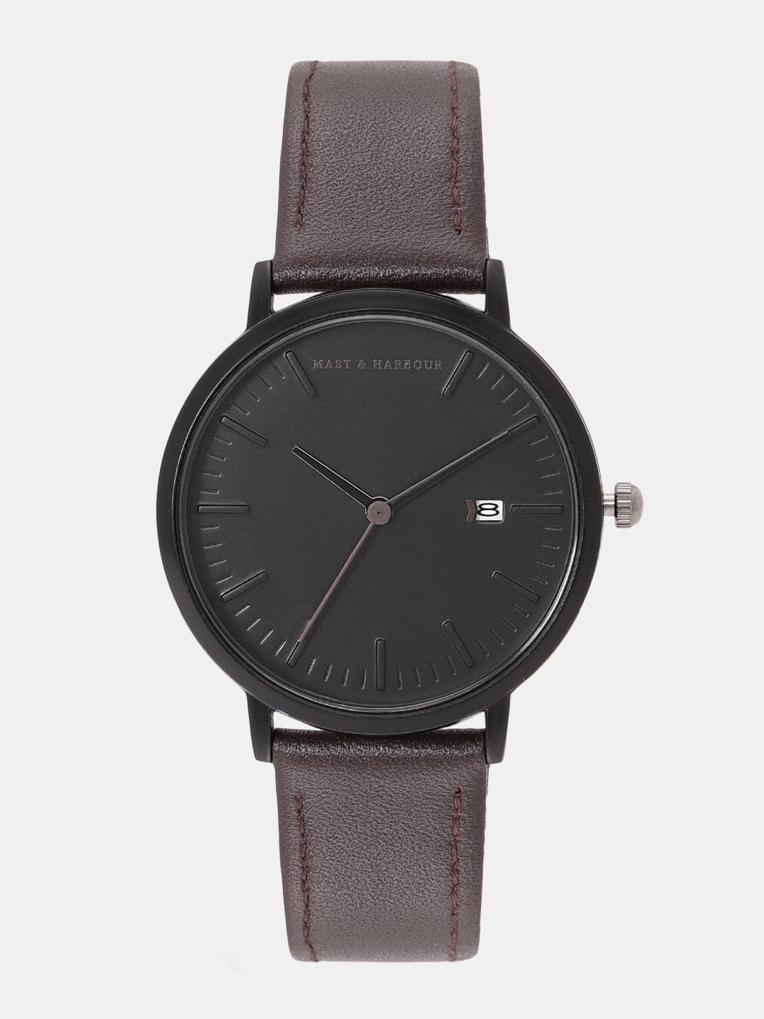 Mast & Harbour Unisex Black Analogue Watch MFB-PN-LB-7073 - view 1