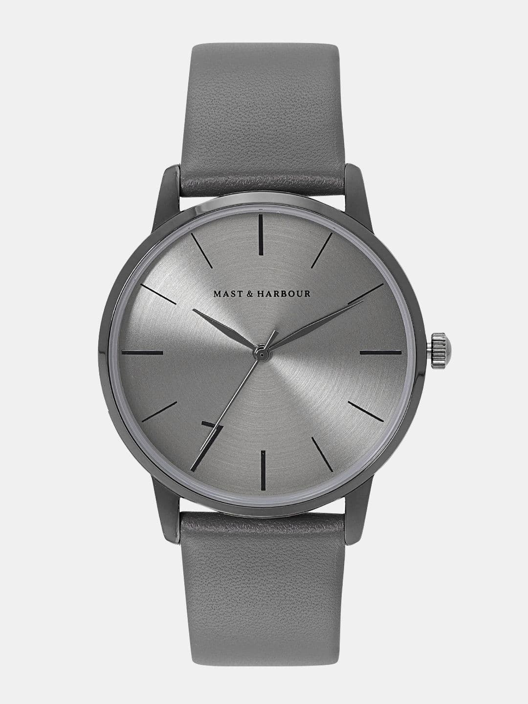 Mast & Harbour Unisex Gunmetal-Toned Analogue Watch MFB-PN-LB-7008 - view 1