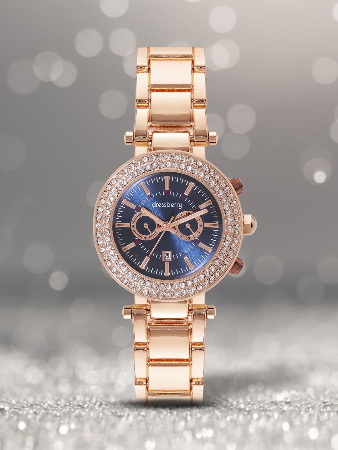 DressBerry Women Navy Blue Analogue Watch MFB-PN-WTH-6238G-2 - view 1