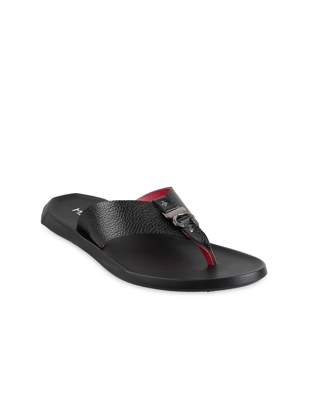 Metro Men Black Sandals - view 1