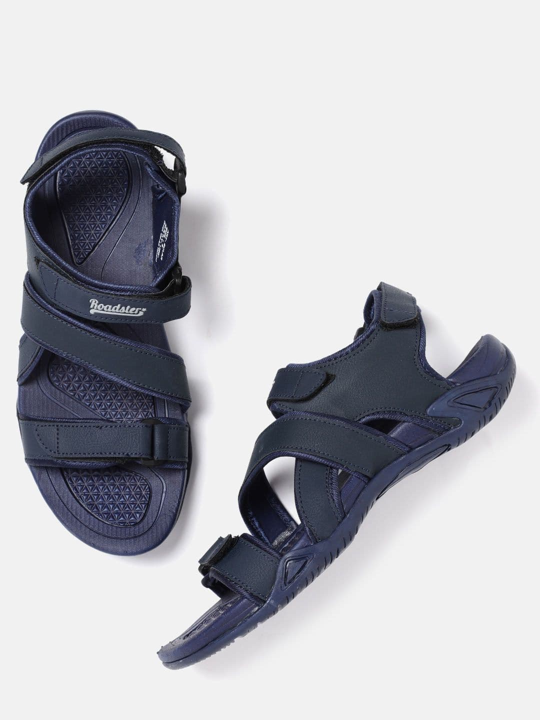 The Roadster Lifestyle Co Men Navy Blue Sports Sandals - view 1